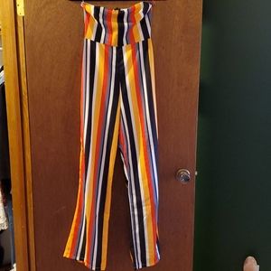 NWT Parisian Striped Jumpsuit
